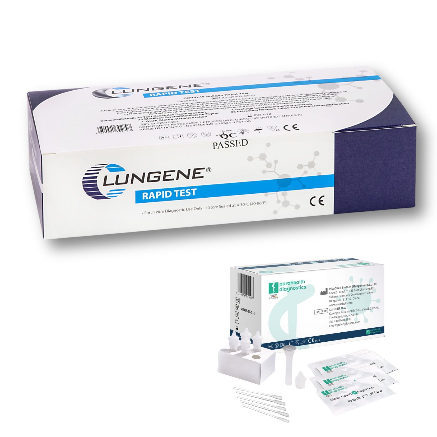 Clungene 3in1 Rapid Profi-Test | GRATIS parahealth Corona Tests