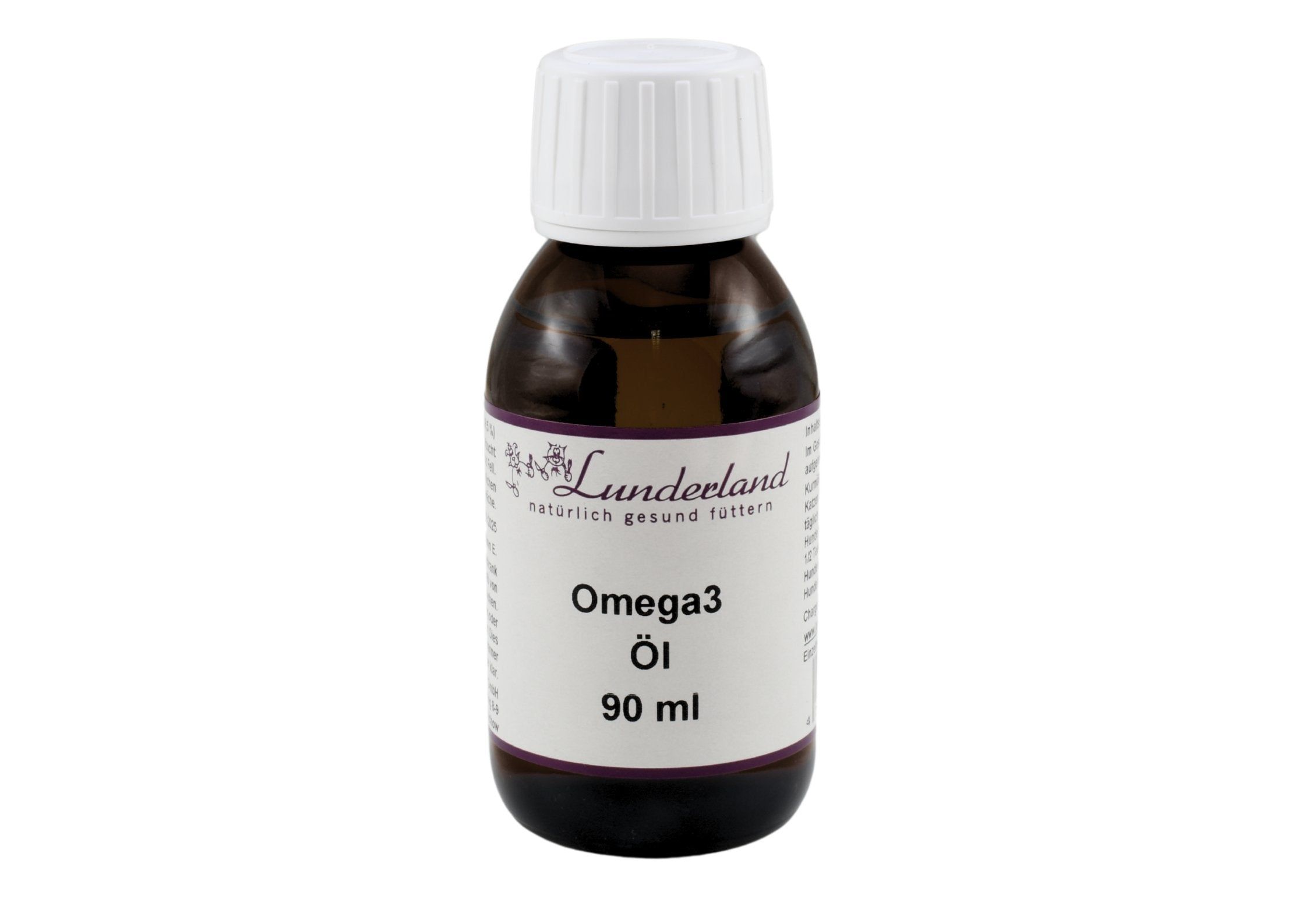 Lunderland Omega3 Öl 90 ml Futter