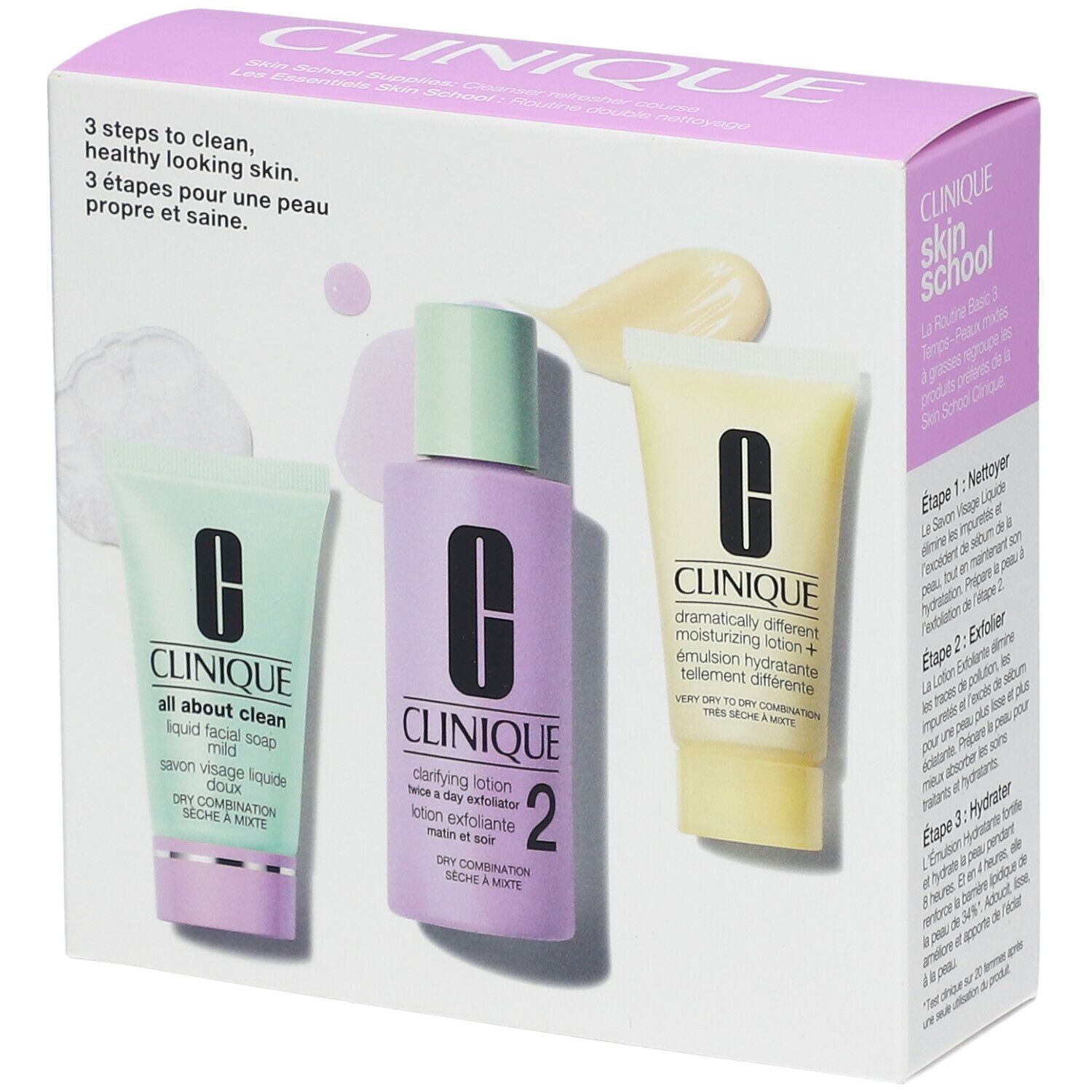 Clinique Skin School Supplies - Cleanser Refresher Course Type 2 Promo 2022 1 St Kombipackung