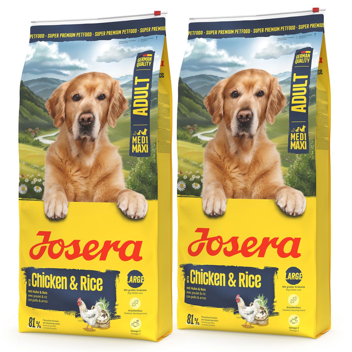 Josera M/M Adult Chicken & Rice 25 kg