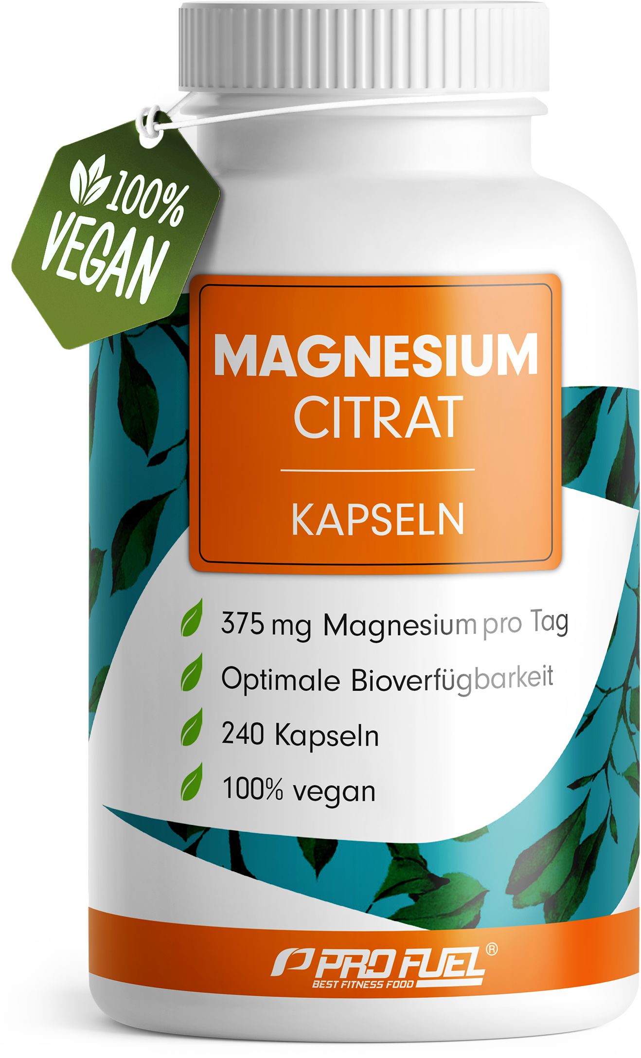 ProFuel - Magnesiumcitrat Kapseln 240x mit 375 mg Magnesium 240 Kapsel St