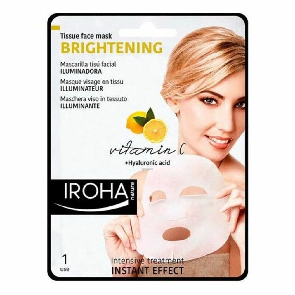 Iroha Nature Brightening Tissue Face Mask Vitamin c 1 Einheit