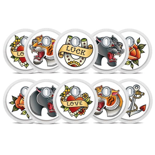 Diasticker® FreeStyle Libre 3 Sticker 'Tattoo' 10 St