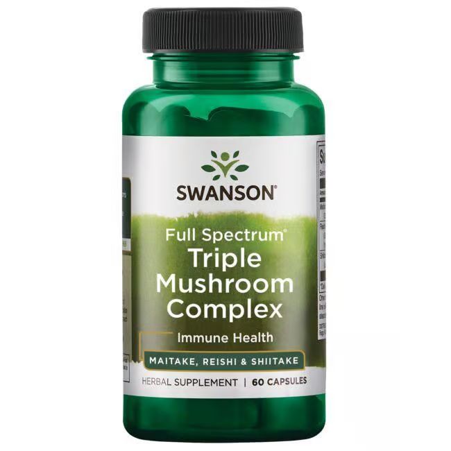 Swanson Vollspektrum Dreifach-Pilz-Komplex 60 Pc
