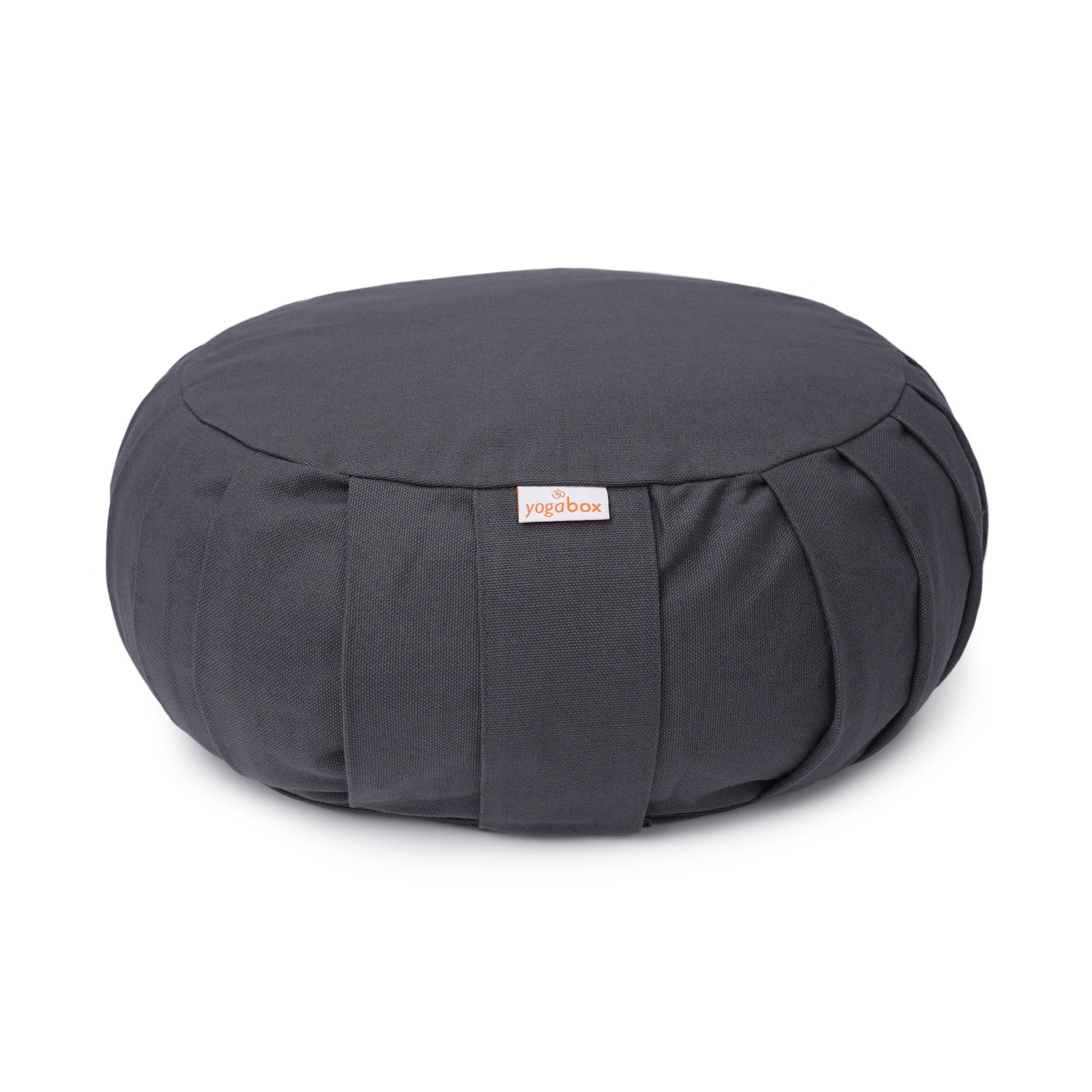 yogabox Meditationskissen / Yogakissen Zafu Basic mit ZIP - grau 31 x 15,0 cm 1 St