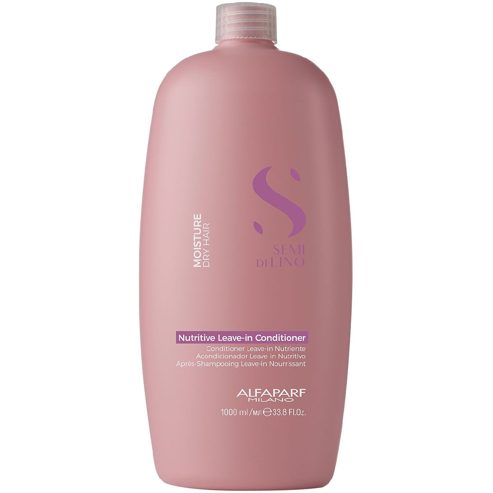 Alfaparf Semi Di Lino Feuchtigkeitspflege für trockenes Haar, 1000 ml Flasche.