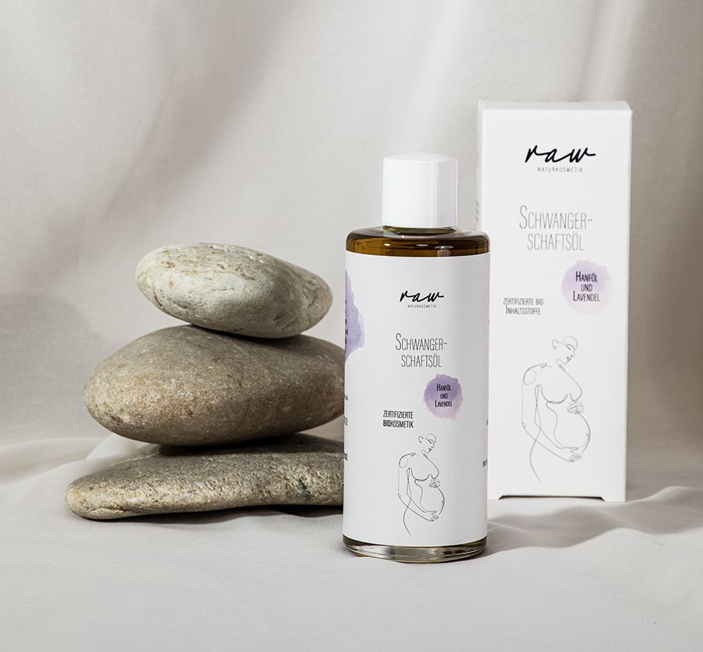 raw Naturkosmetik Bio Schwangerschaftsöl Lavendel