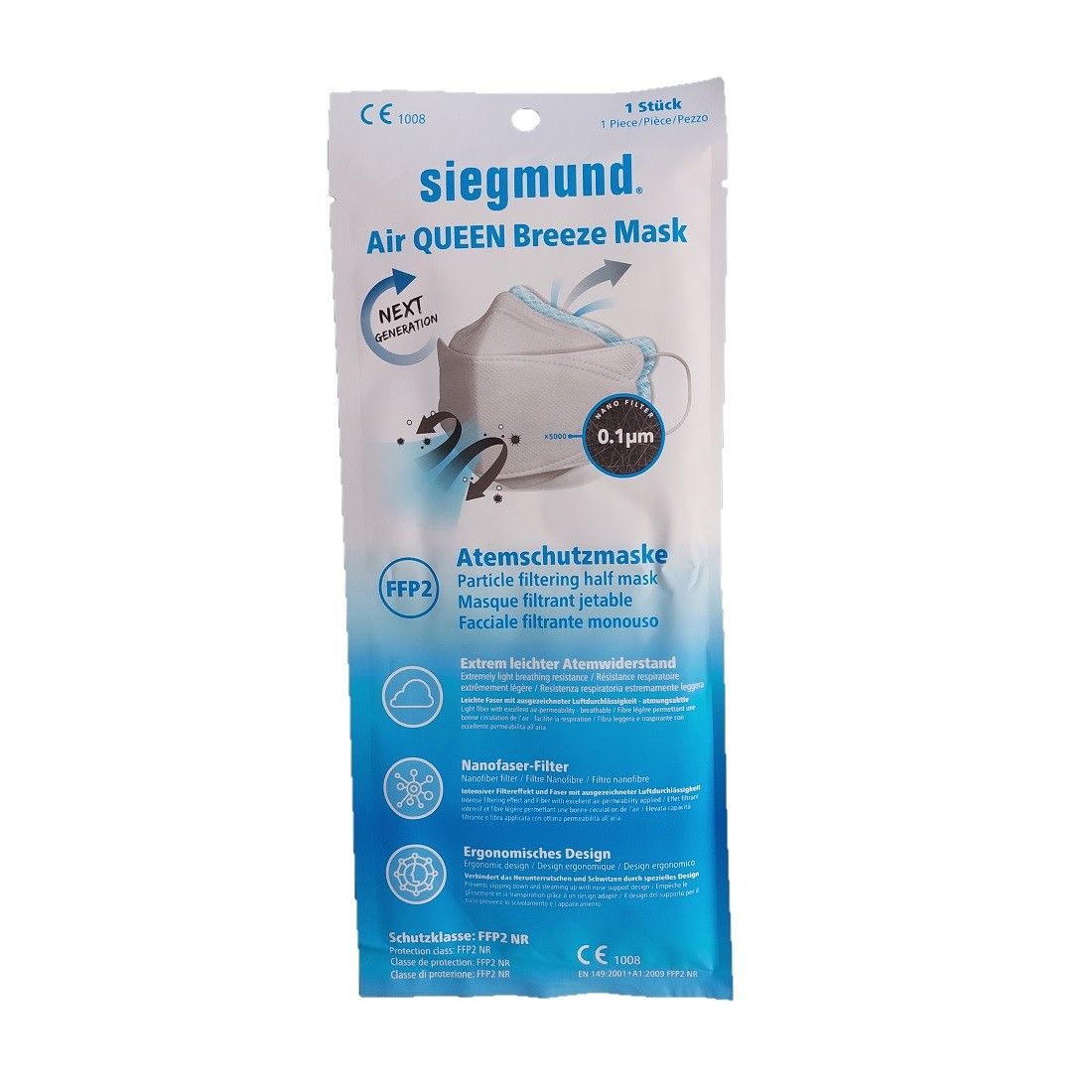 siegmund® FFP2 Atemschutzmaske Air QUEEN Breeze Mask