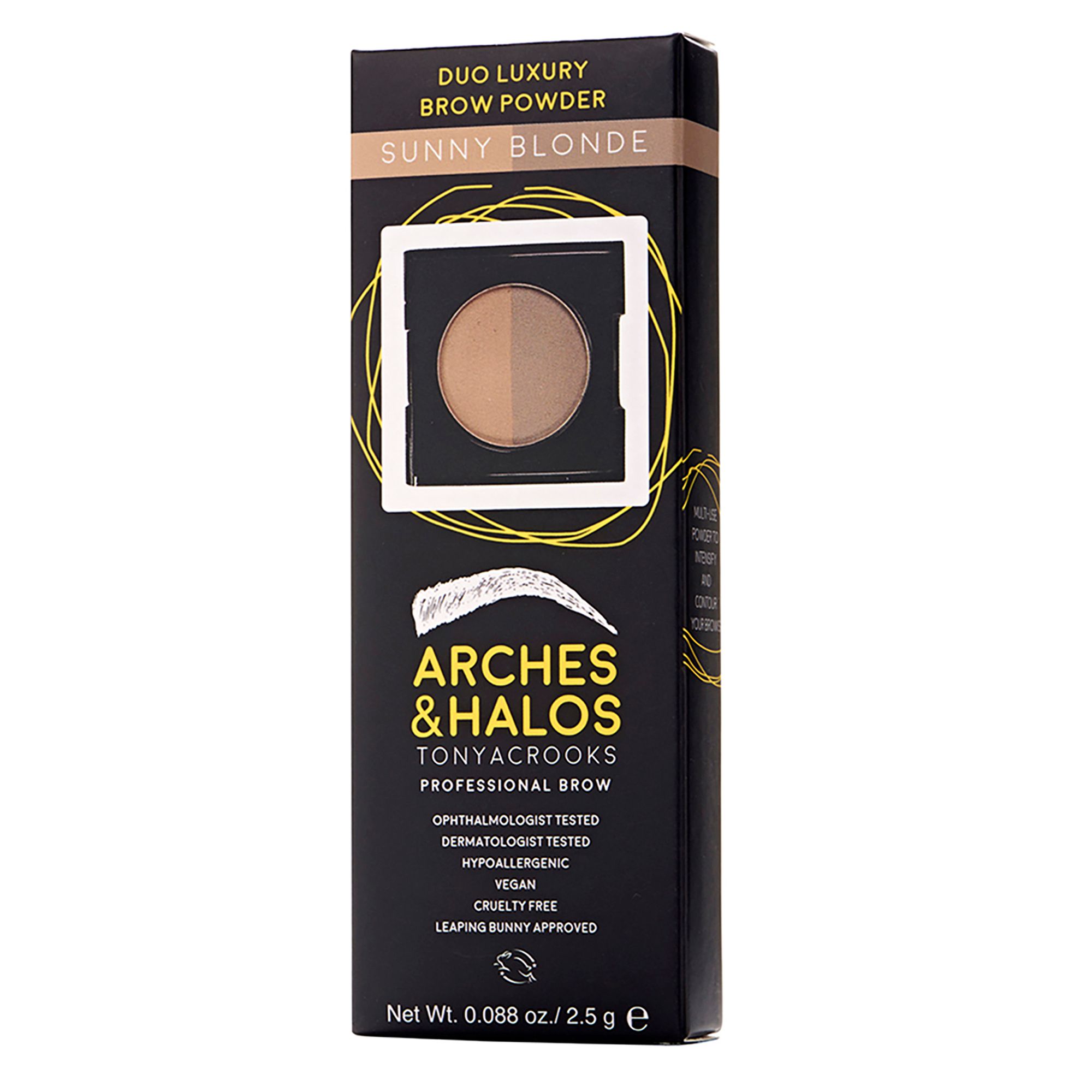 Duo Luxury Augenbrauenpuder - Sunny Blonde von Arches and Halos