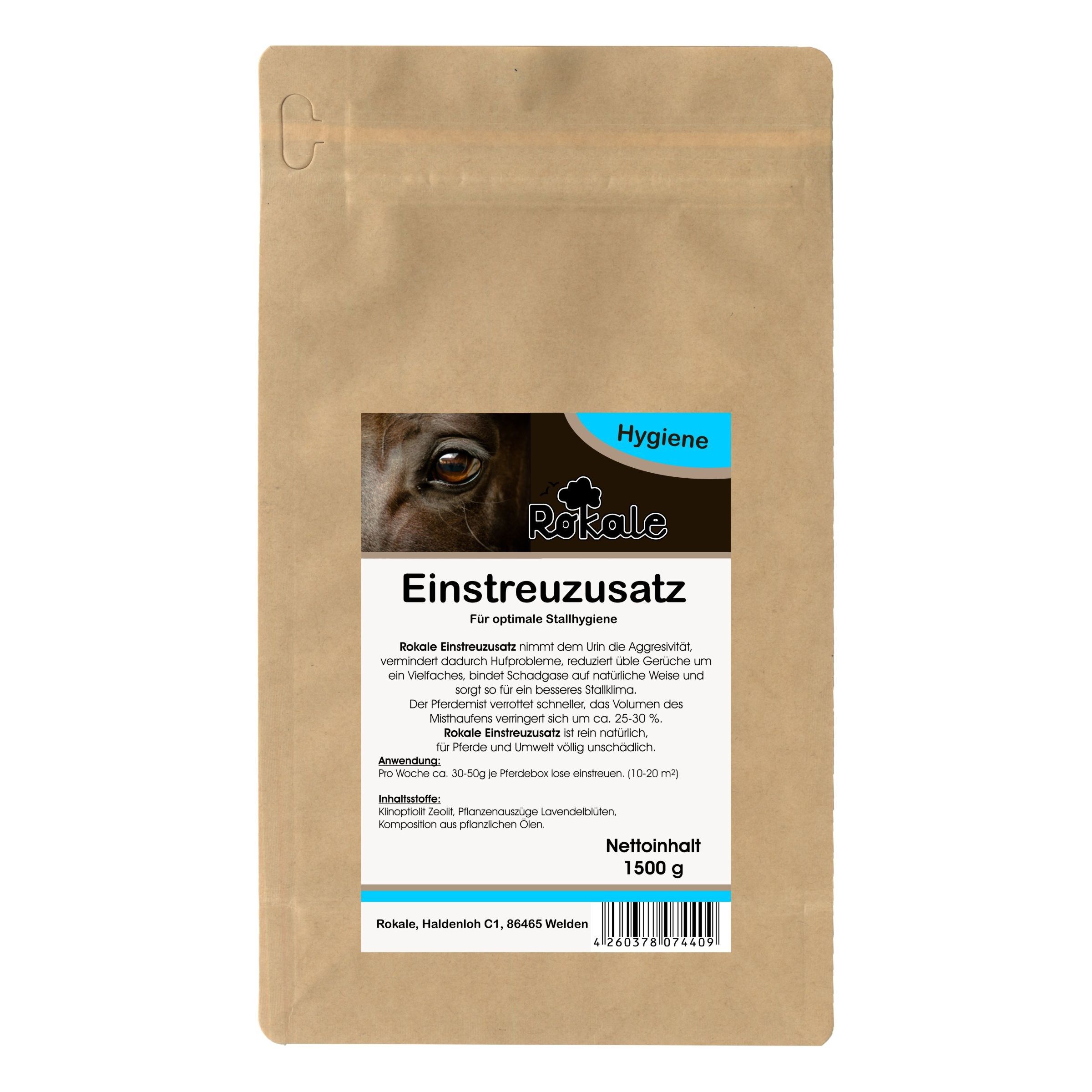 Rokale Einstreuzusatz