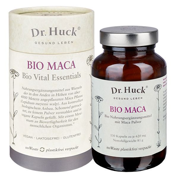 Dr. Huck Bio Maca Kapseln Vegan