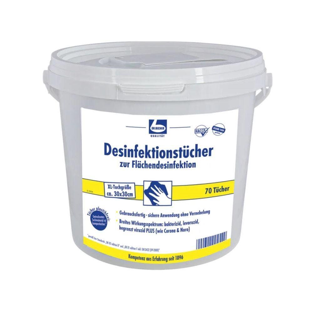 Dr. Becher Desinfektionstücher für Flächendesinfektion 70 St.* 1 St Desinfektionslösung