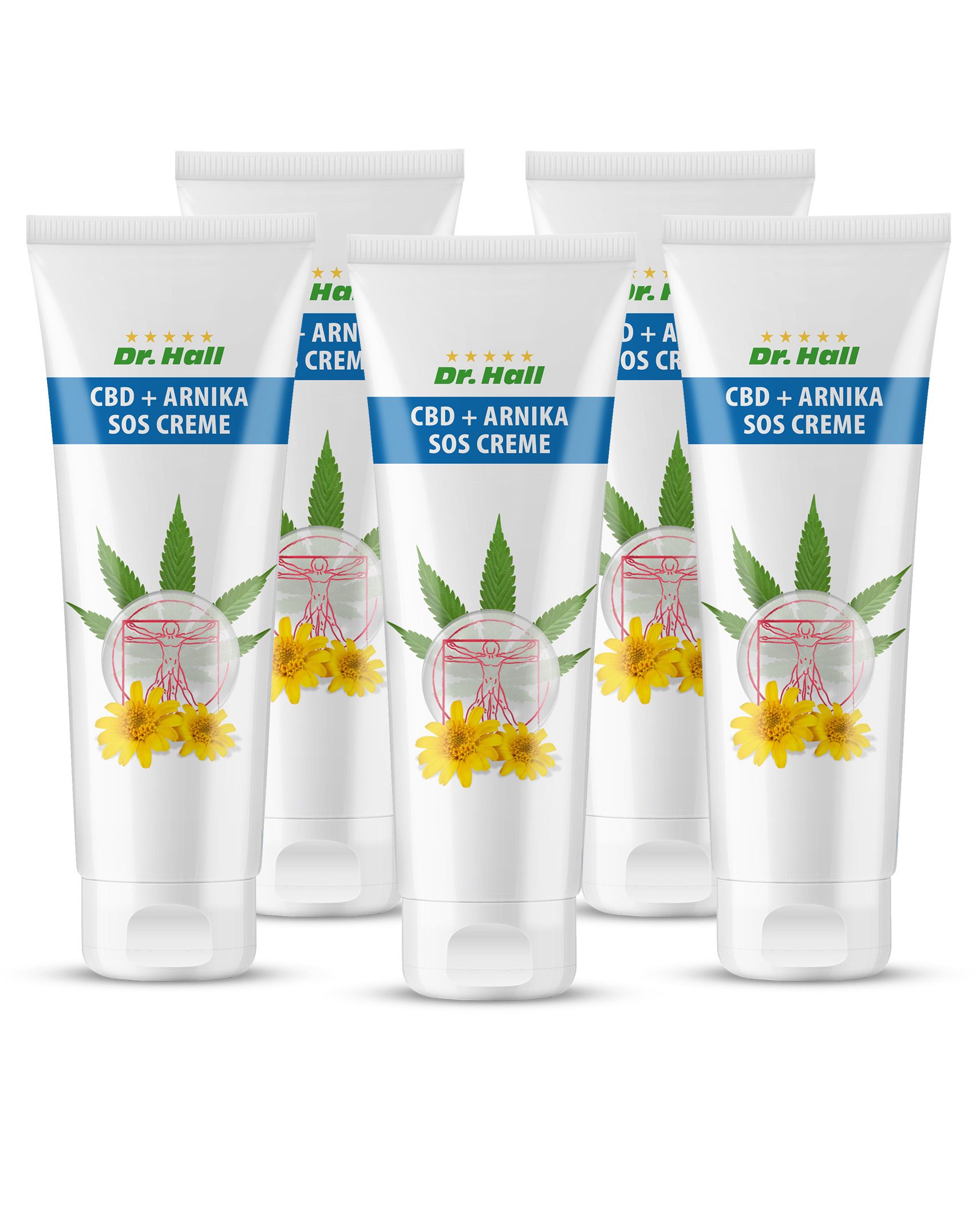 Dr. Hall CBD + Arnika SOS Creme, Set