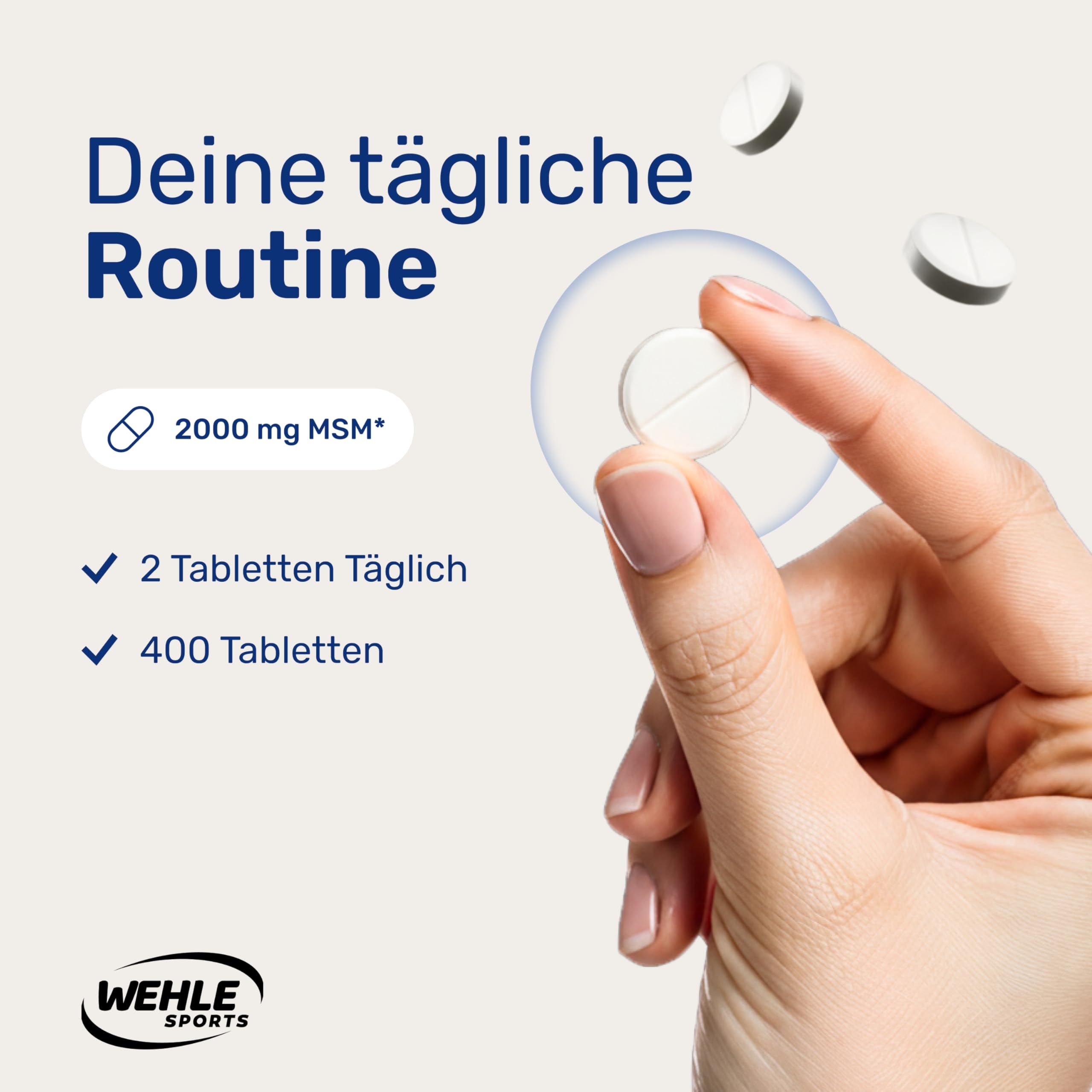 Wehle Sports MSM Tabletten 2000 mg