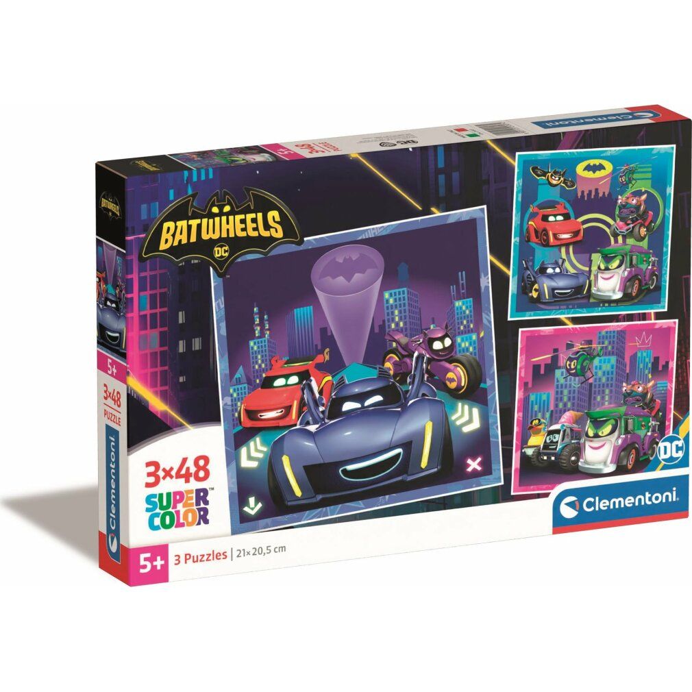 Fledermausräder puzzle 3x48St.