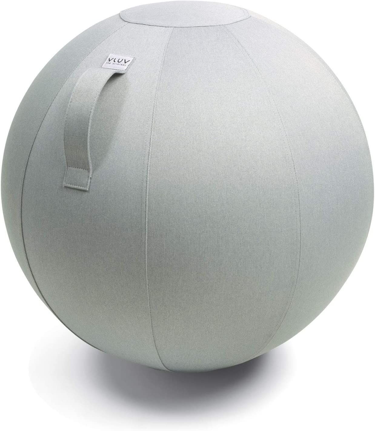 Vluv Leiv Stoff-Sitzball 60-65cm Silber