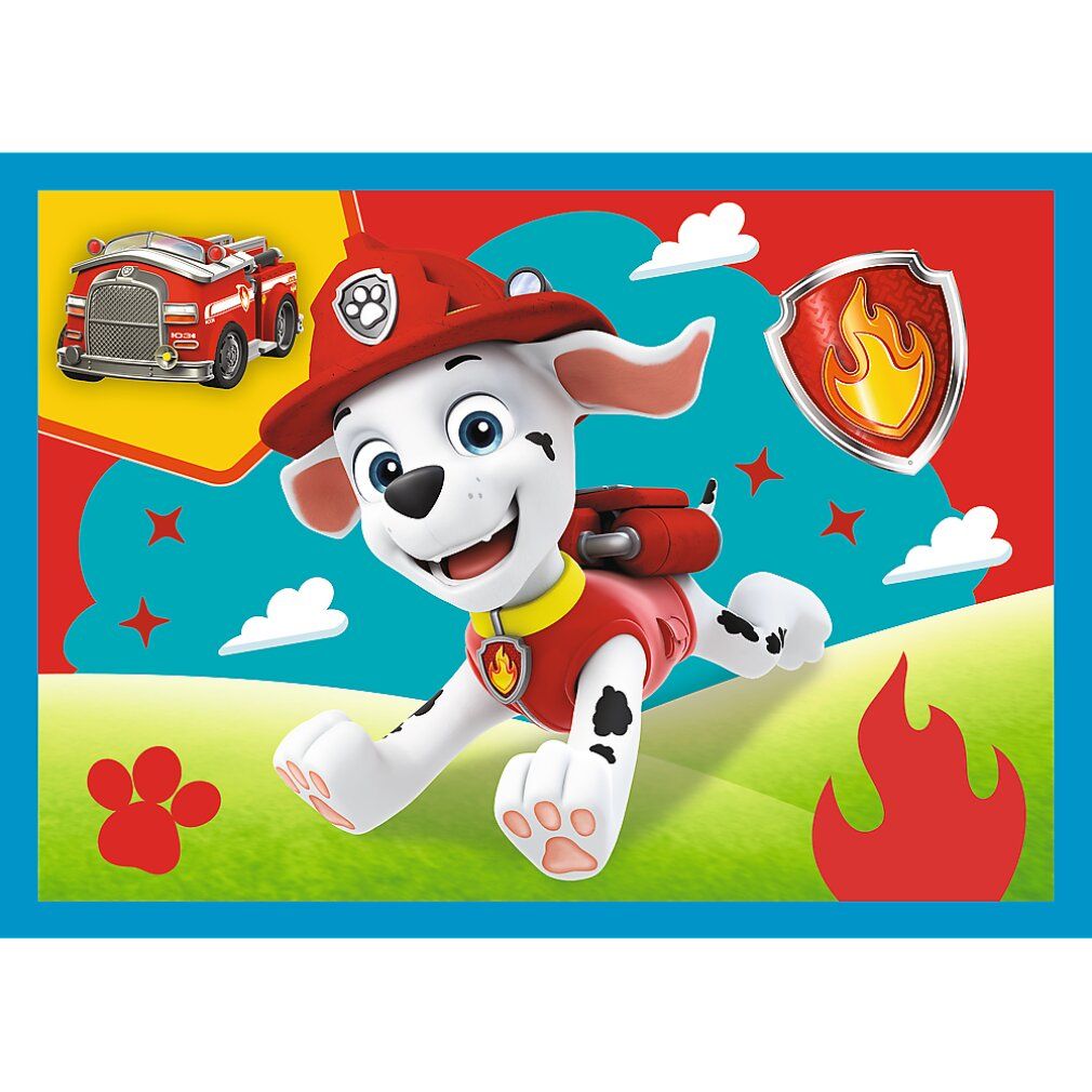 trefl Puzzle Paw Patrol: Laufendes hündchen 4in1 (12,15,20,24 Teile)