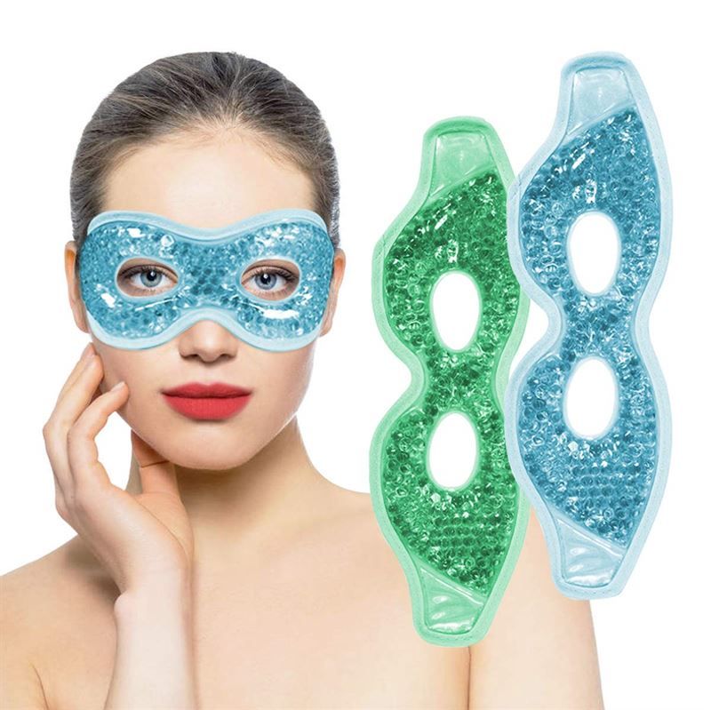 Hot & Cold Eye Mask / Cooling - Entspannende Spa-Gel-Maske für die Augen Ass. Farbe 1 St