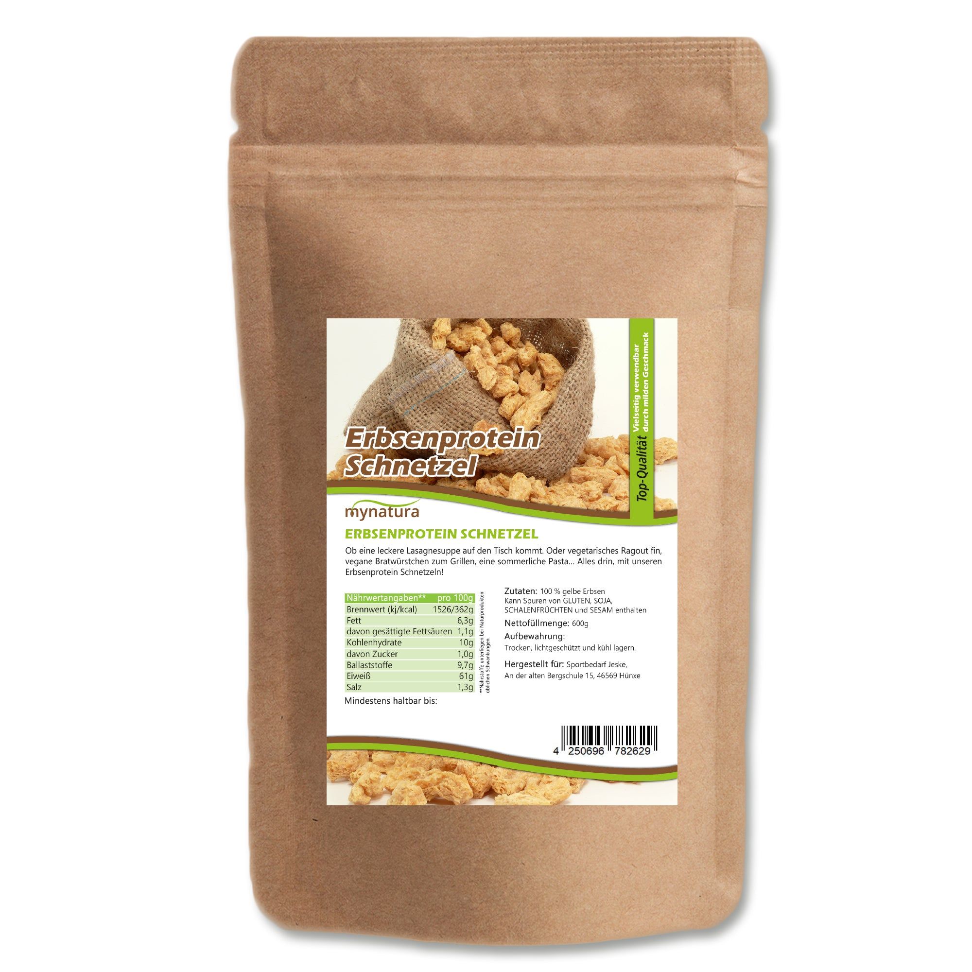 Mynatura Erbsenprotein Schnetzel 600 g Pulver