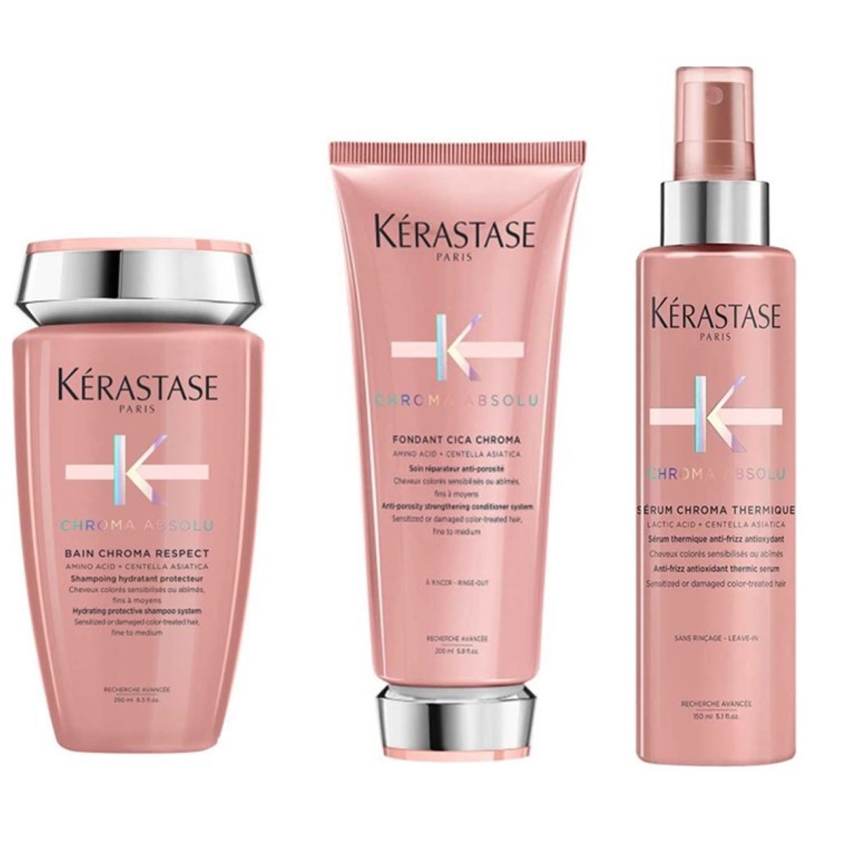Kérastase Chroma Absolu Respect Set (Bain / Fondant Serum Protect) 600 ml
