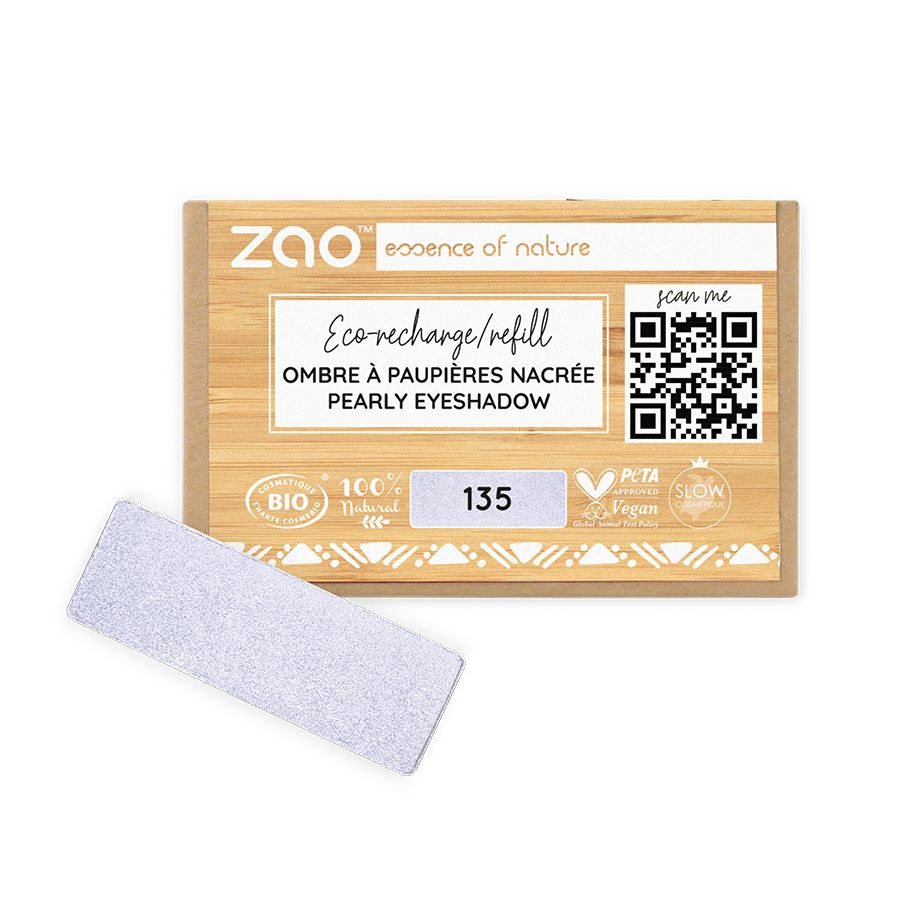 ZAO Make-up Ricarica Ombretto rettangolare Perlato 1 St