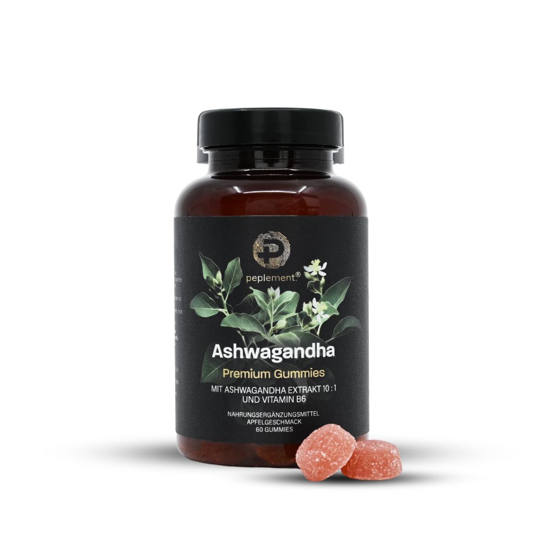 peplement Ashwagandha Gummies mit Vitamin B6 60 St Gummibärchen