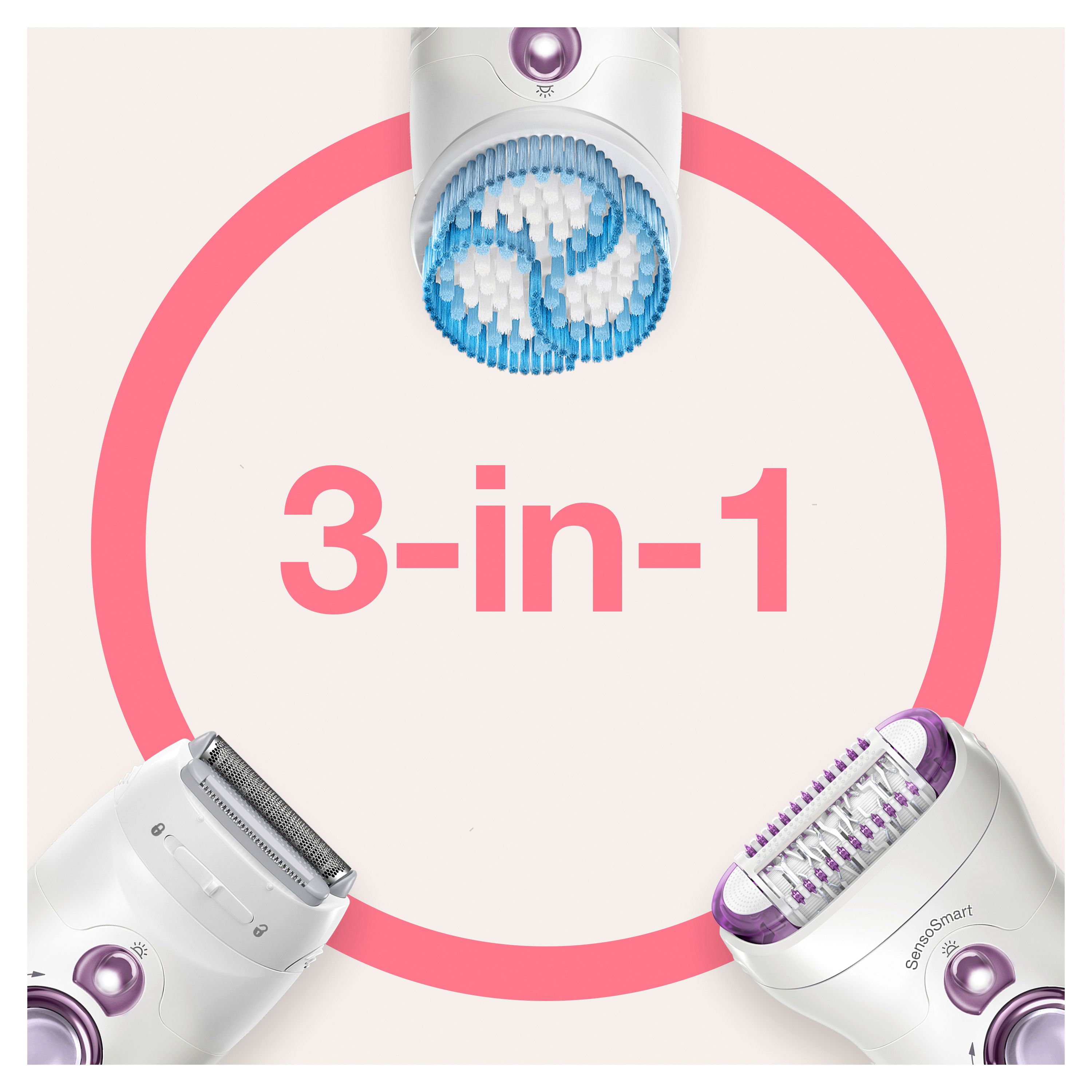 Braun - Epilierer "Silk-épil 9-735" Purple