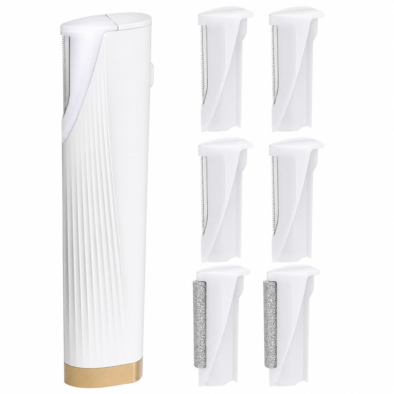 COOL-i Dermaplaning Gerät mit Led, 3 Stufen, inkl. 6 Klingen, für Gesichtspflege 1 Pc