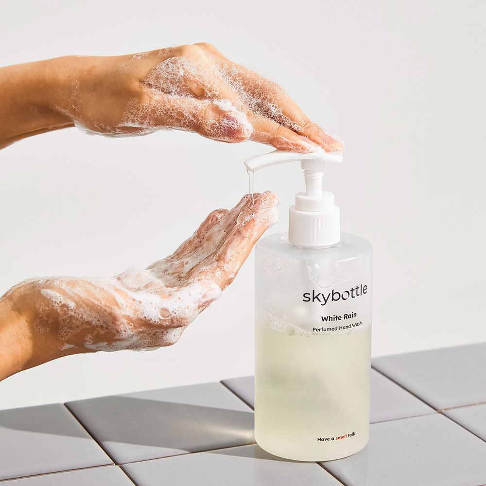 SKYBOTTLE White Rain Perfumed Hand Wash Liquid soap