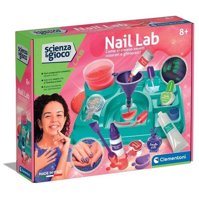 Clementoni Science  Jeu laboratoire NAIL LAB