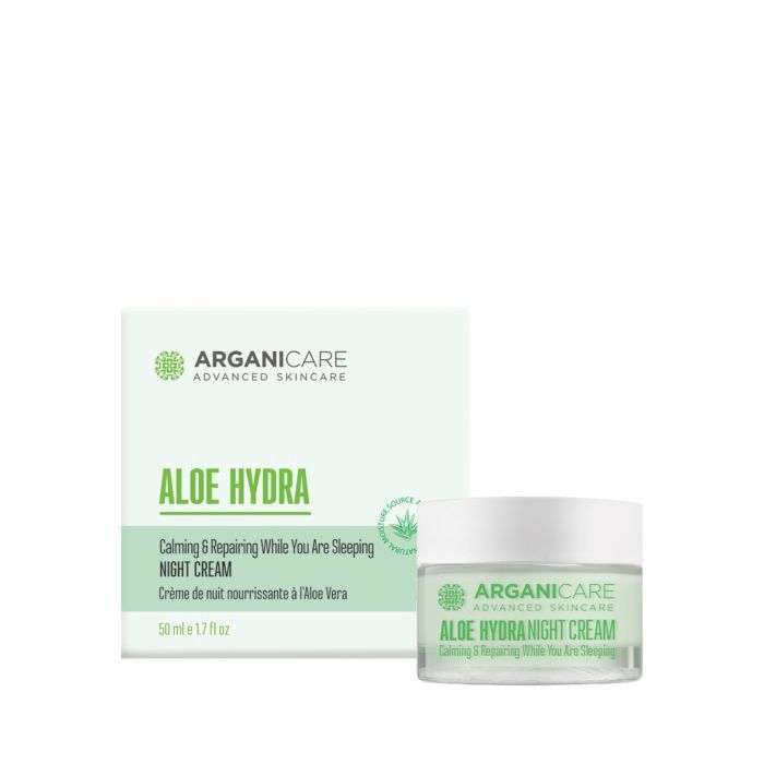 Arganicare - Nährende Nachtcreme - Aloe Vera - Gesicht