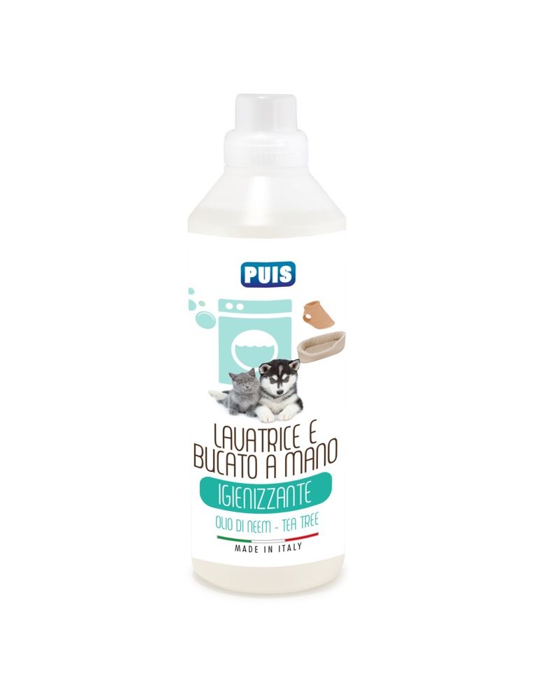 Puis Detersivo lavatrice e a mano indumenti animali Neem e Tea tree