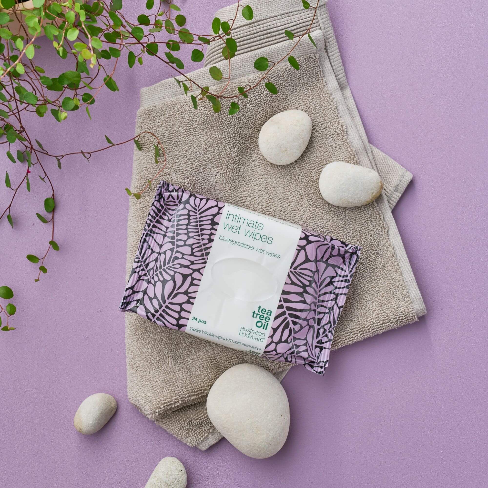 Australian Bodycare Intim Pflegetücher mit Teebaumöl 24 Stück