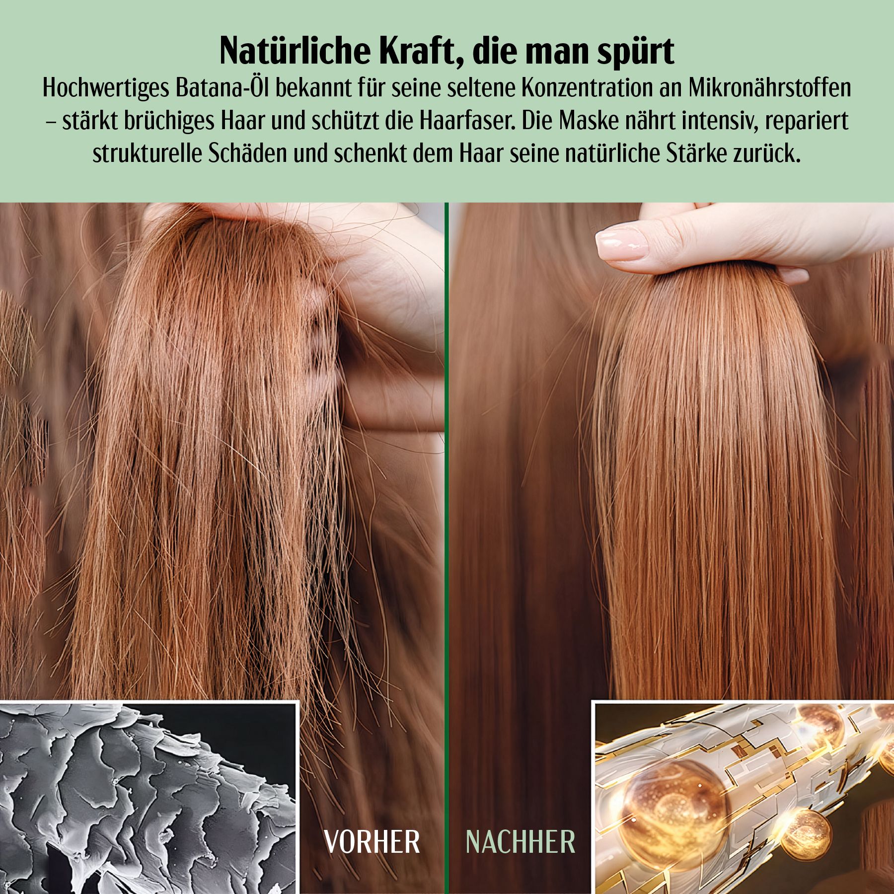 ALIVER Haarmaske Batana Öl  für Haarpflege Vegan