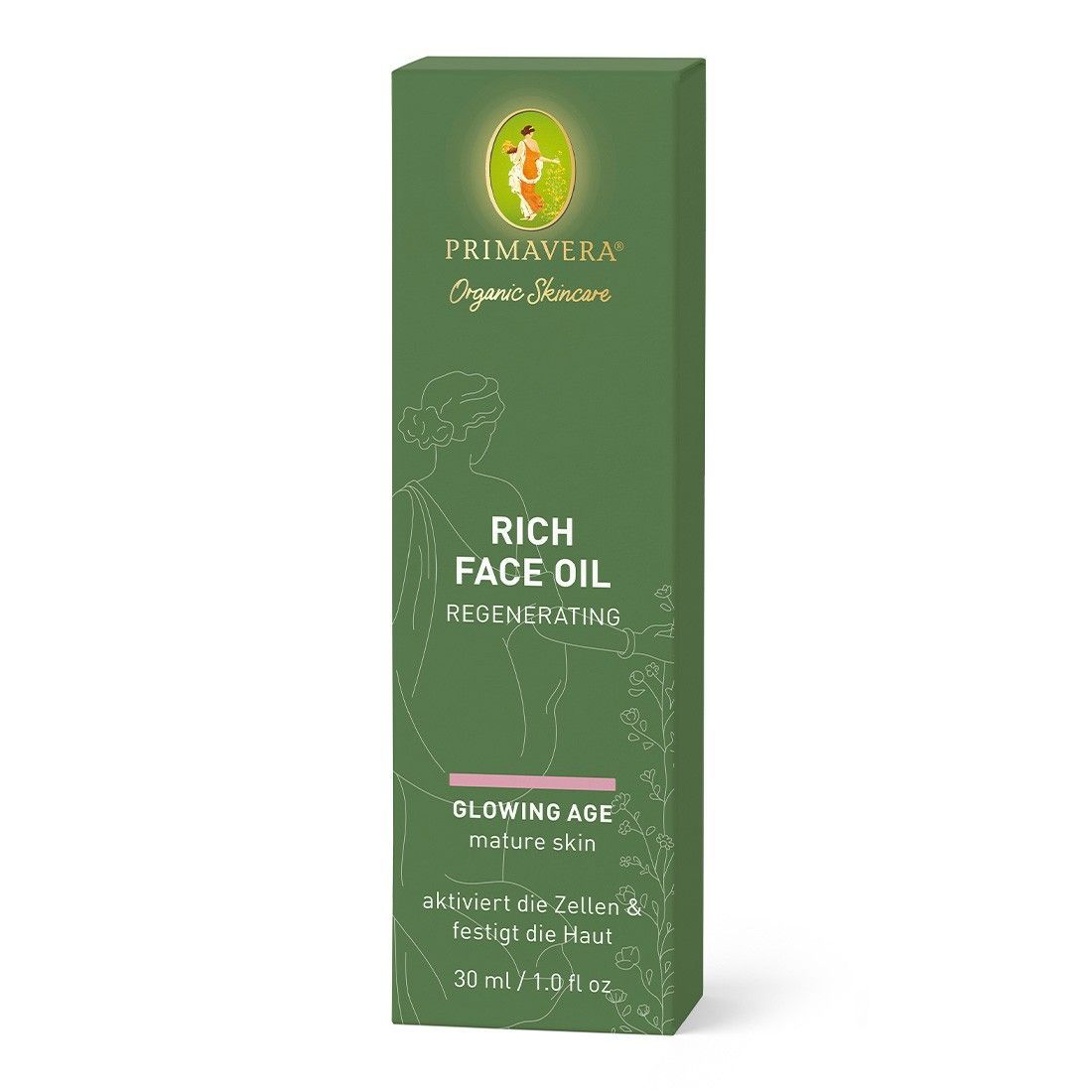 Primavera Organic Skincare Rich Face Oil Glowing Age