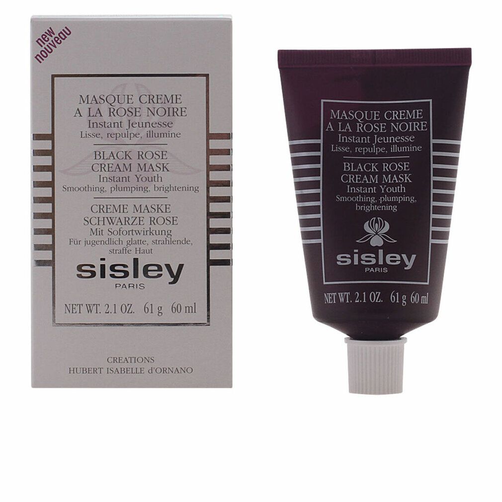 Produktverpackung und Tube. Enthält Masque Creme à la Rose Noire. Marke Sisley. 60 ml.
