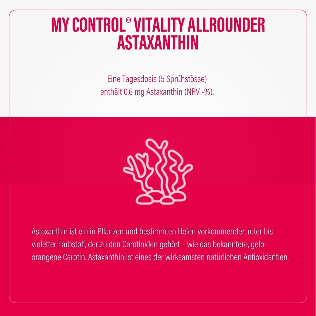 my Control® Vitality Allrounder – Astaxanthin Spray - 30 ml