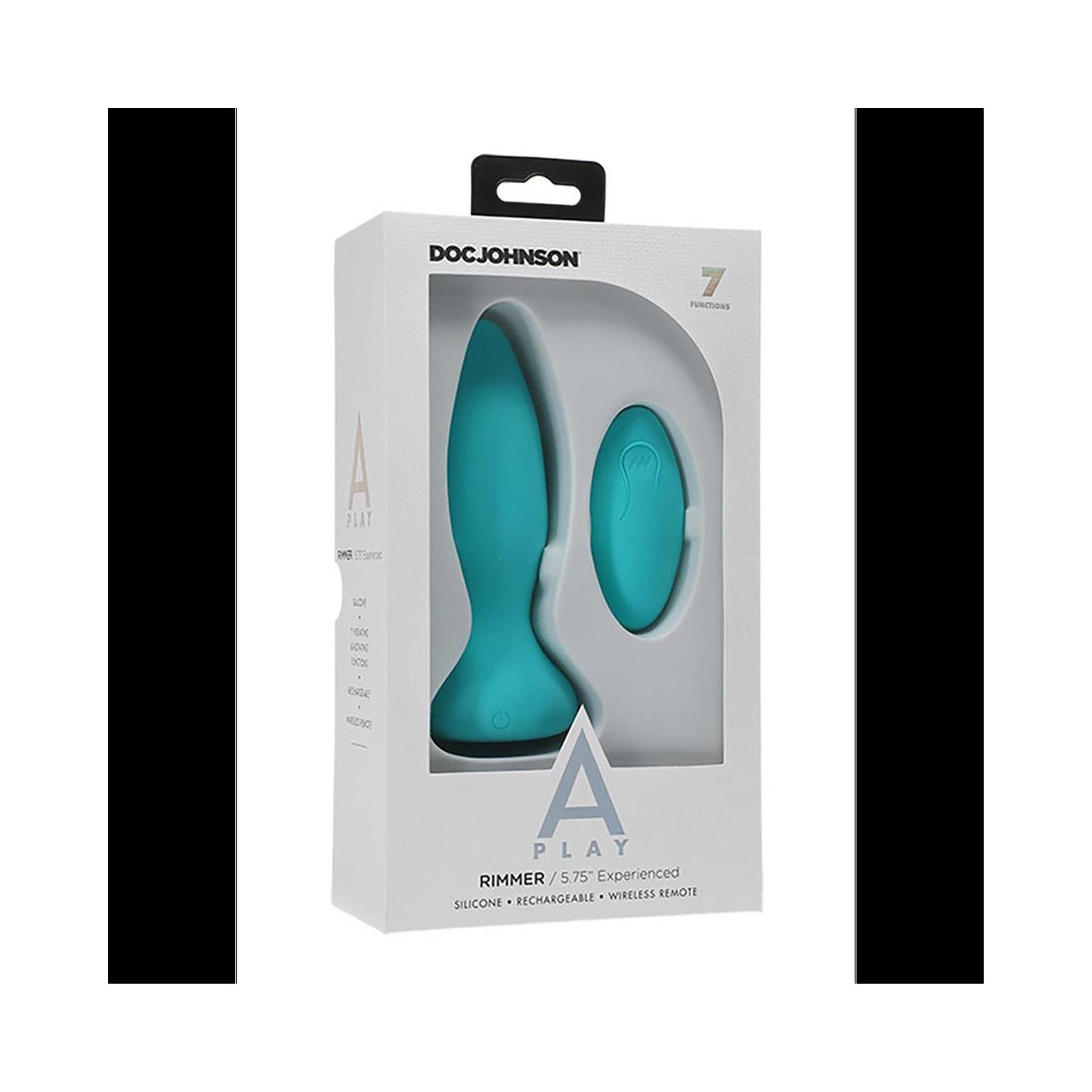 Doc Johnson - Rimmer - Advanced Silicone Anal Plug with Remote Control