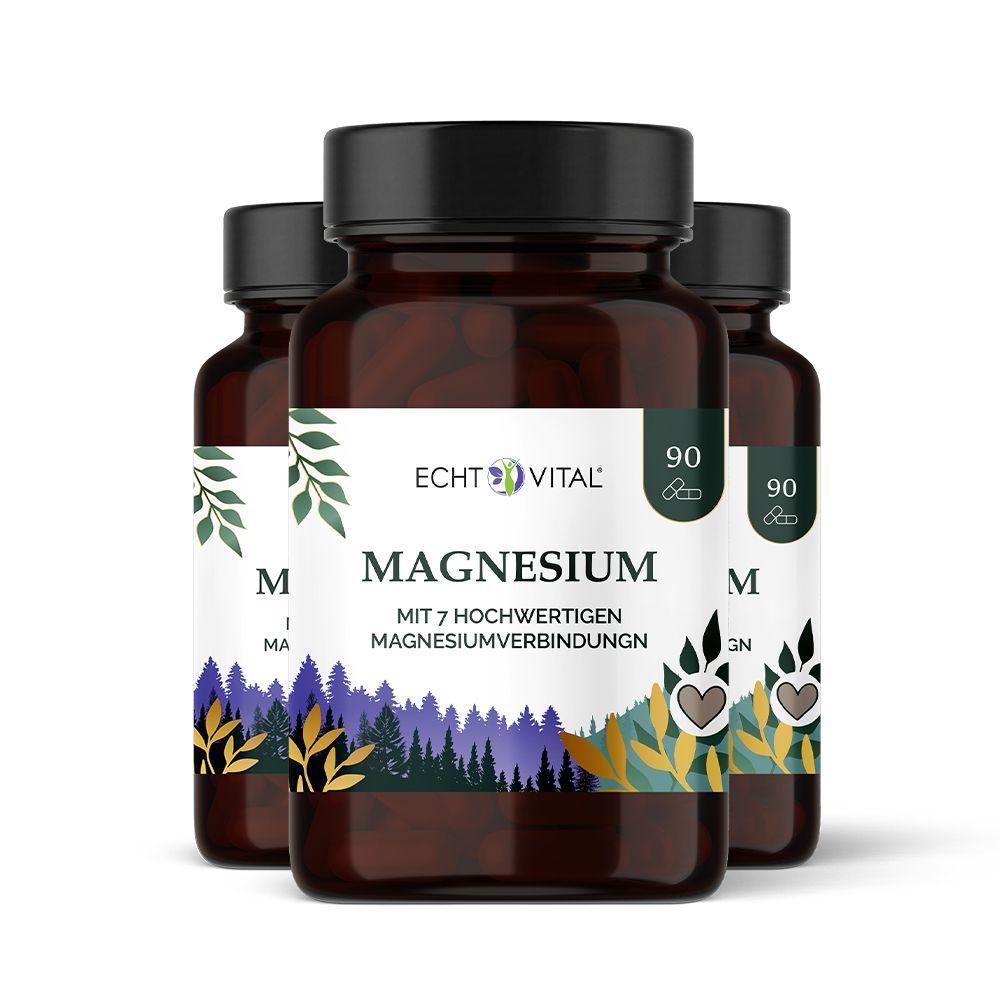 Echt Vital Magnesium Komplex - aus 7 Magnesiumverbindungen