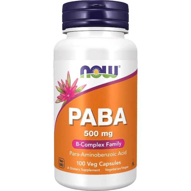 Now Foods Paba 500 mg 100 Pc