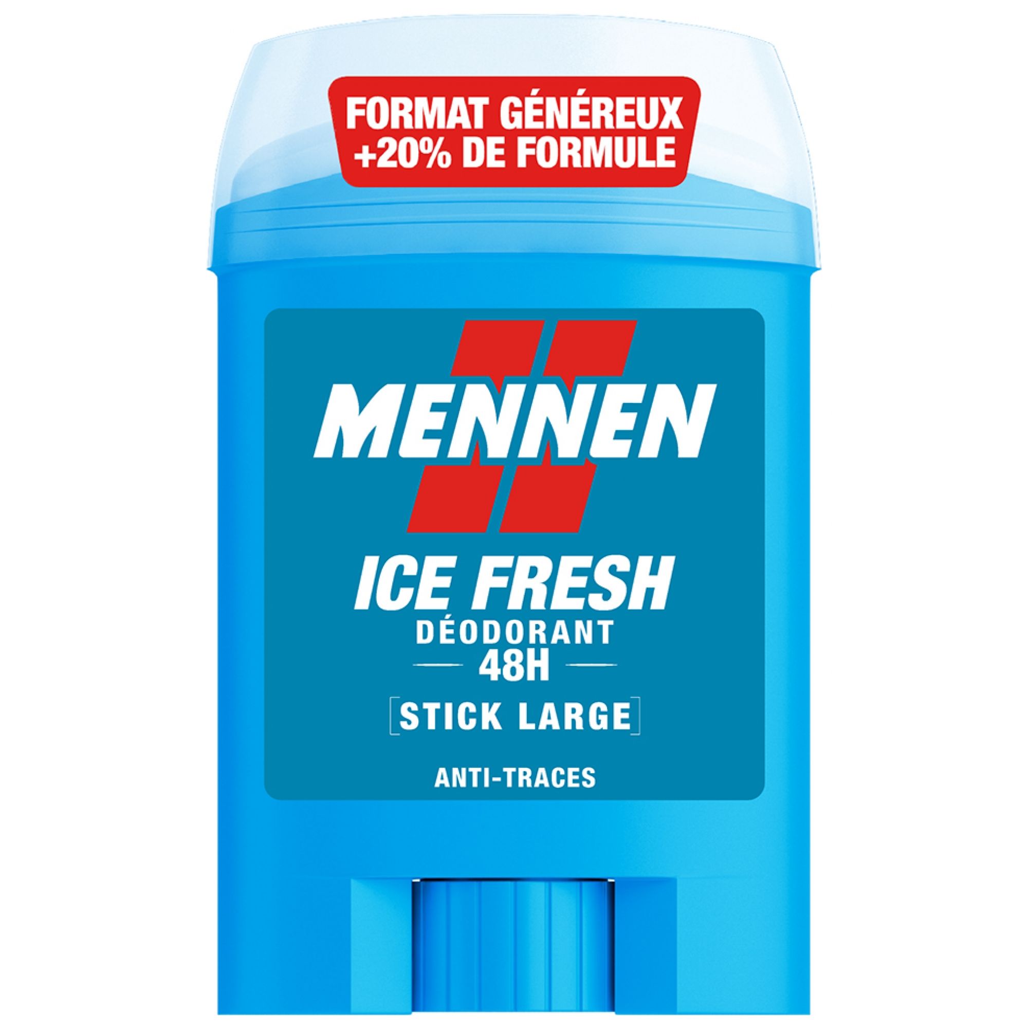 Mennen Deodorant Ice Fresh 24H breiter Stick 7,5x3,5x11,7 cm