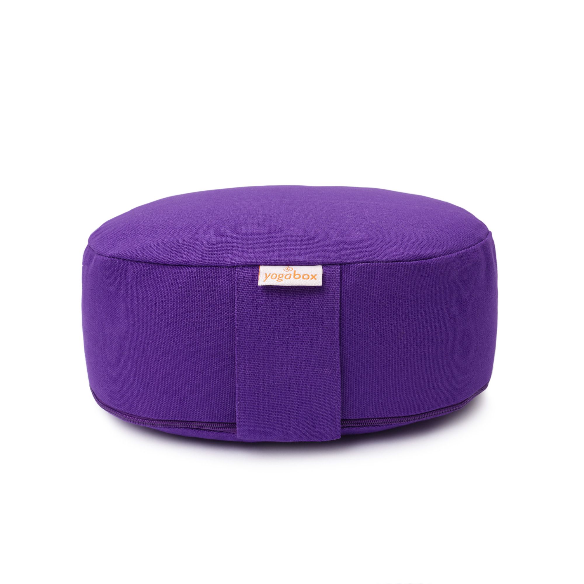 yogabox Yogilino® Reise Meditationskissen mini oval Basic - lila 26 x 21 9 cm 1 St