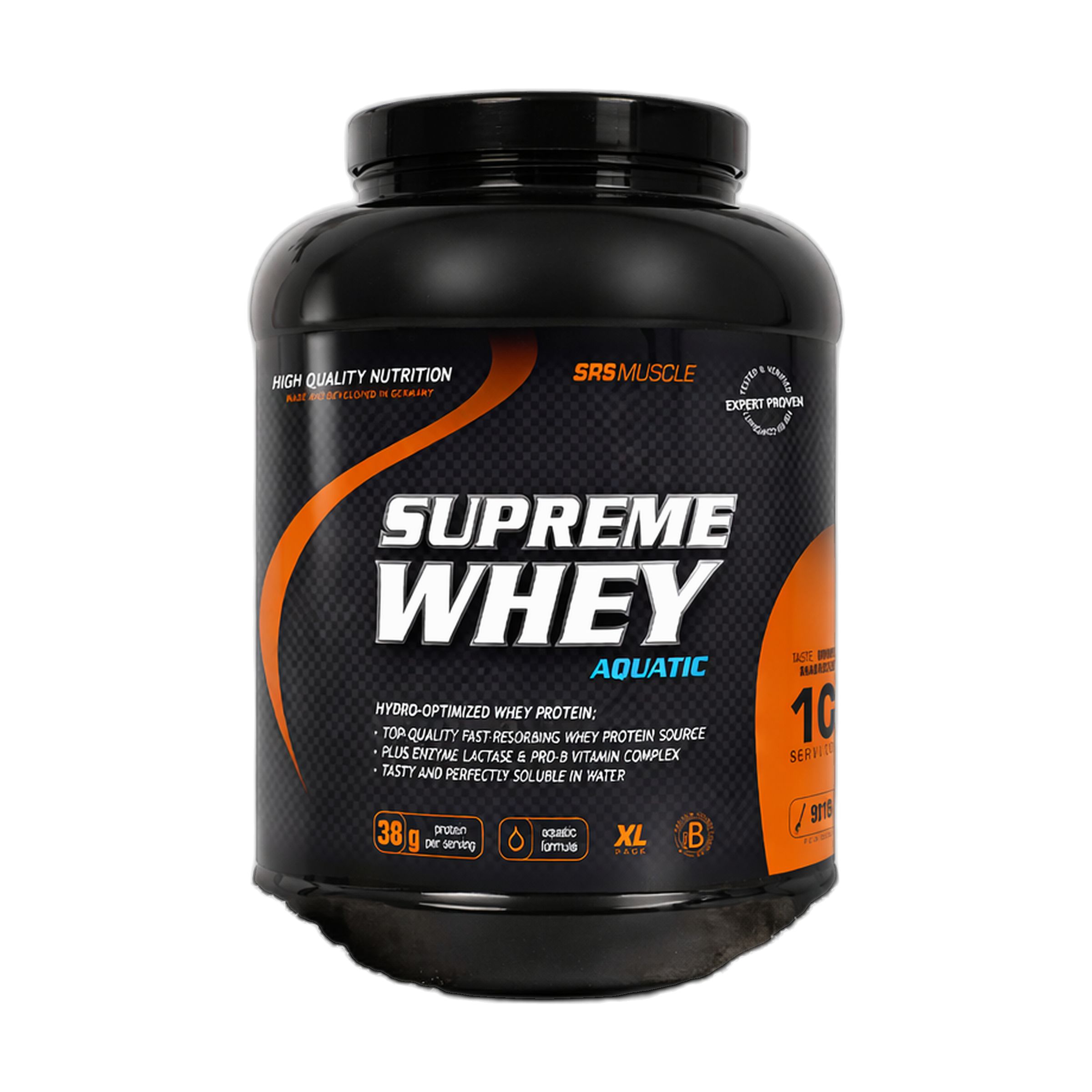 SRS Muscle Supreme Whey Casein Protein 1900 g Pulver