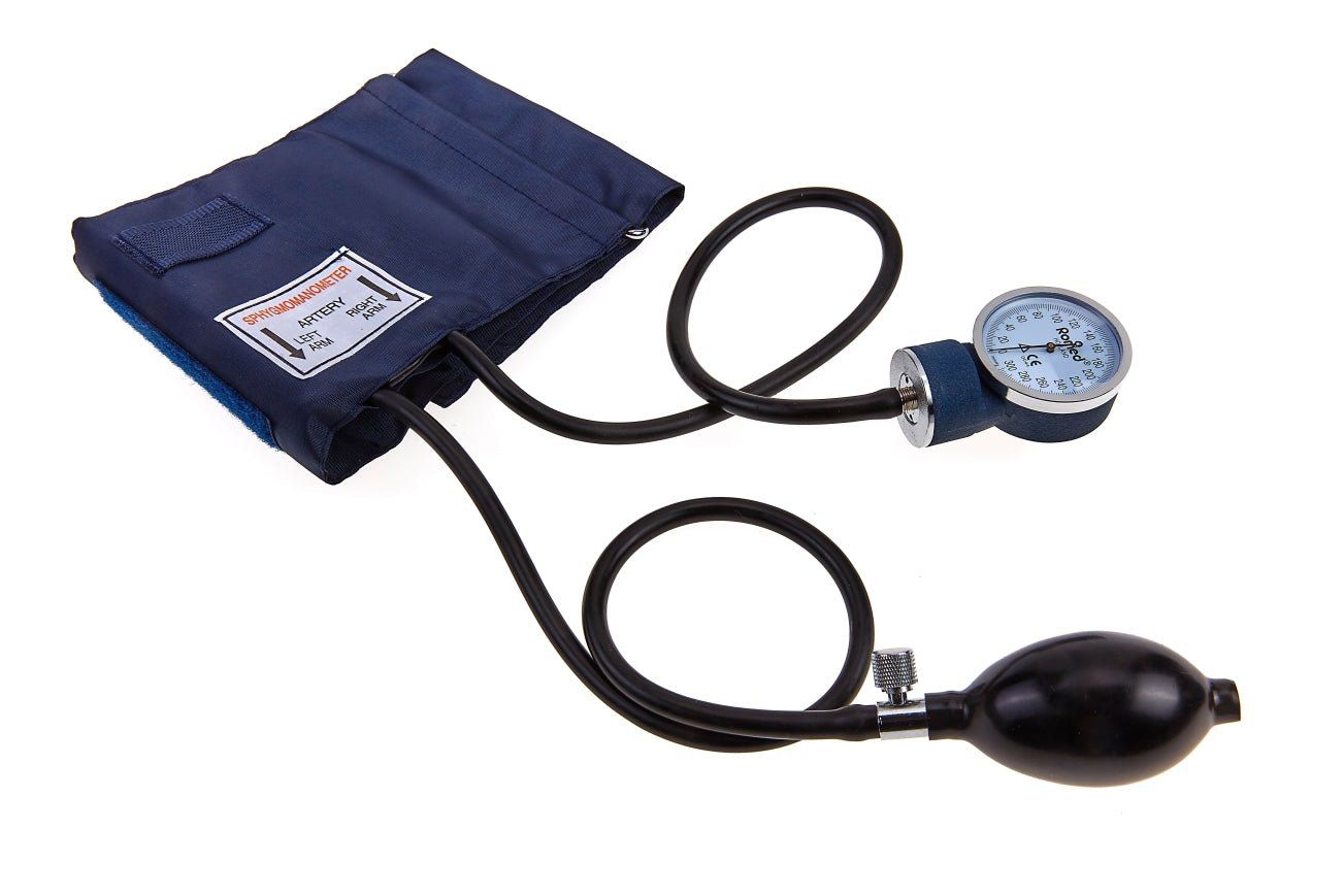 Romed Blutdruckmessgerät aneroid Sphygmomanometer mit Tasche 1 St