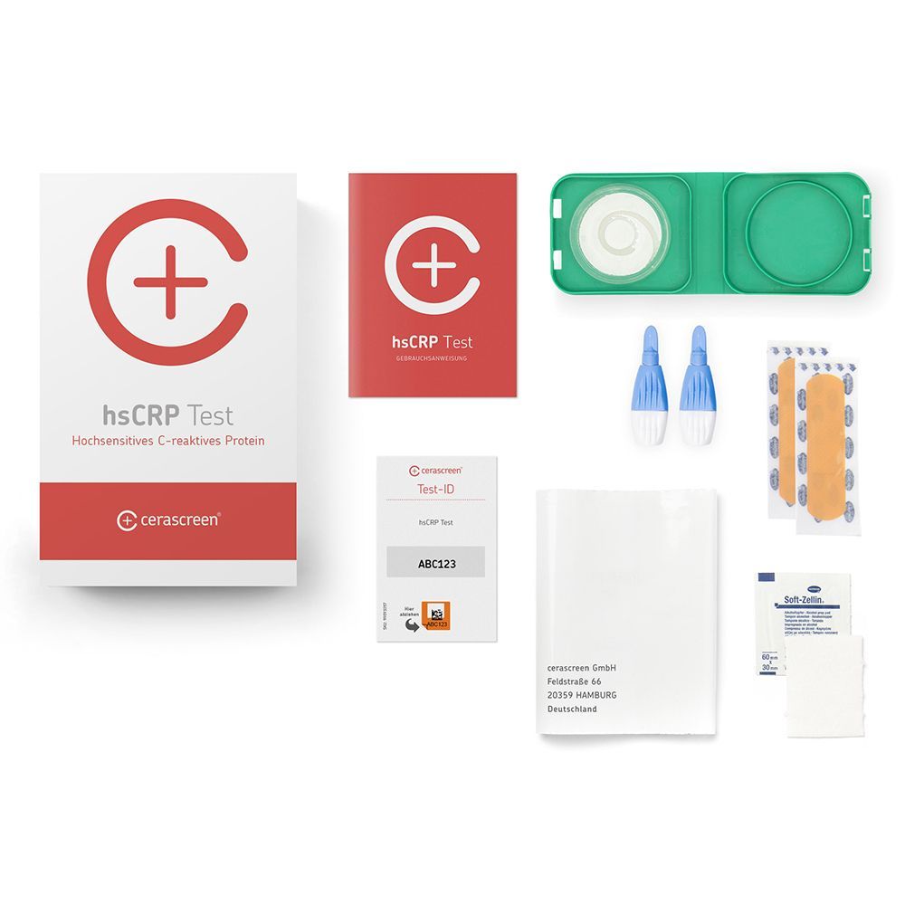 Cerascreen hsCRP Test-Kit Blut 1 St Test