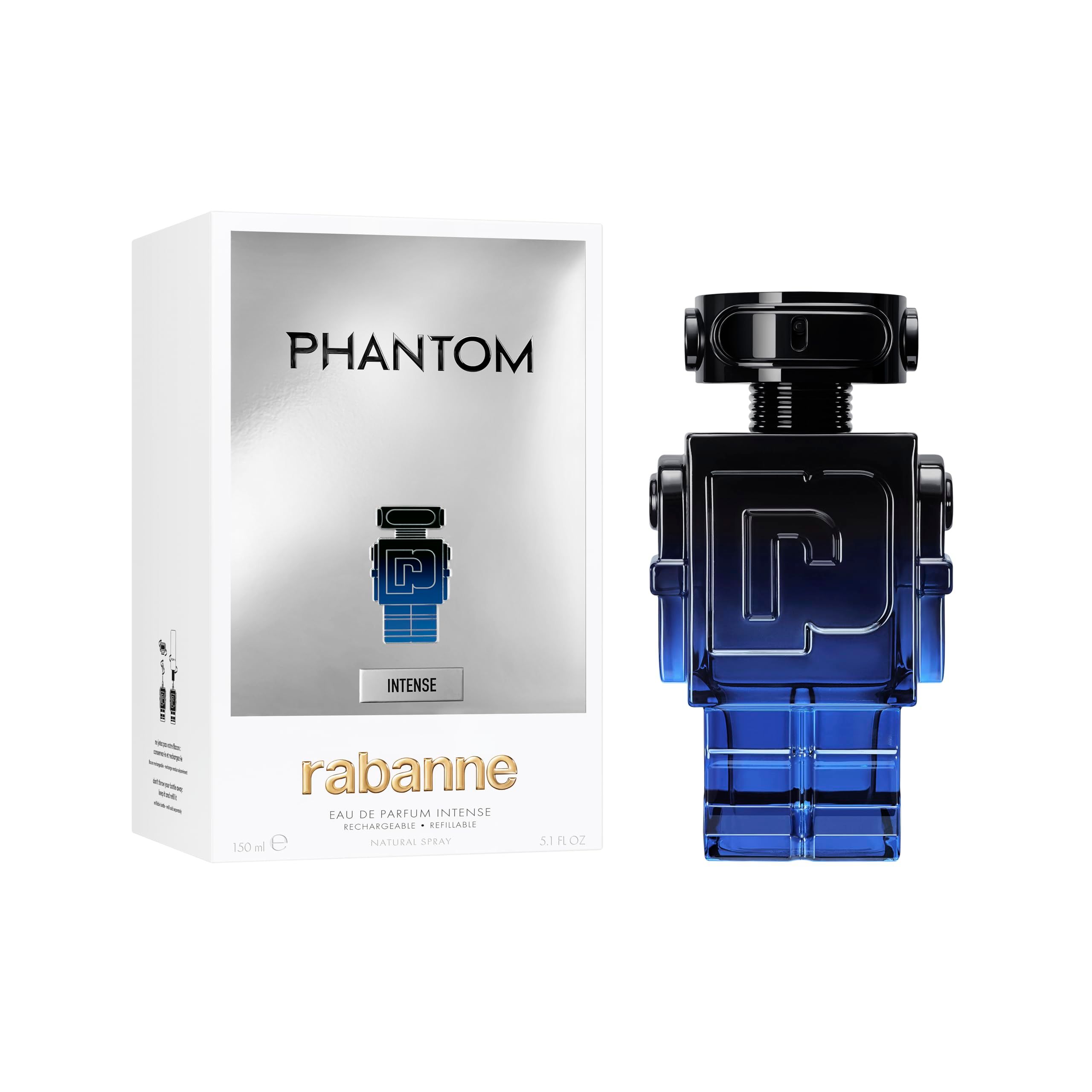 Paco Rabanne Phantom Intense Eau de Parfum Ricaricabile 150ml 0,15 ml