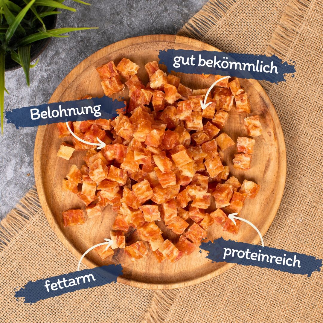 Lyra Pet® Hühnerfleischwürfel mit Fisch