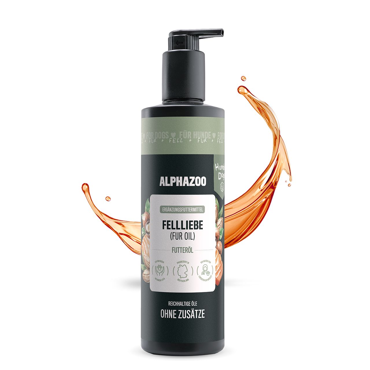 alphazoo Fellliebe Futteröl für Hunde 500 ml 1 St Öl