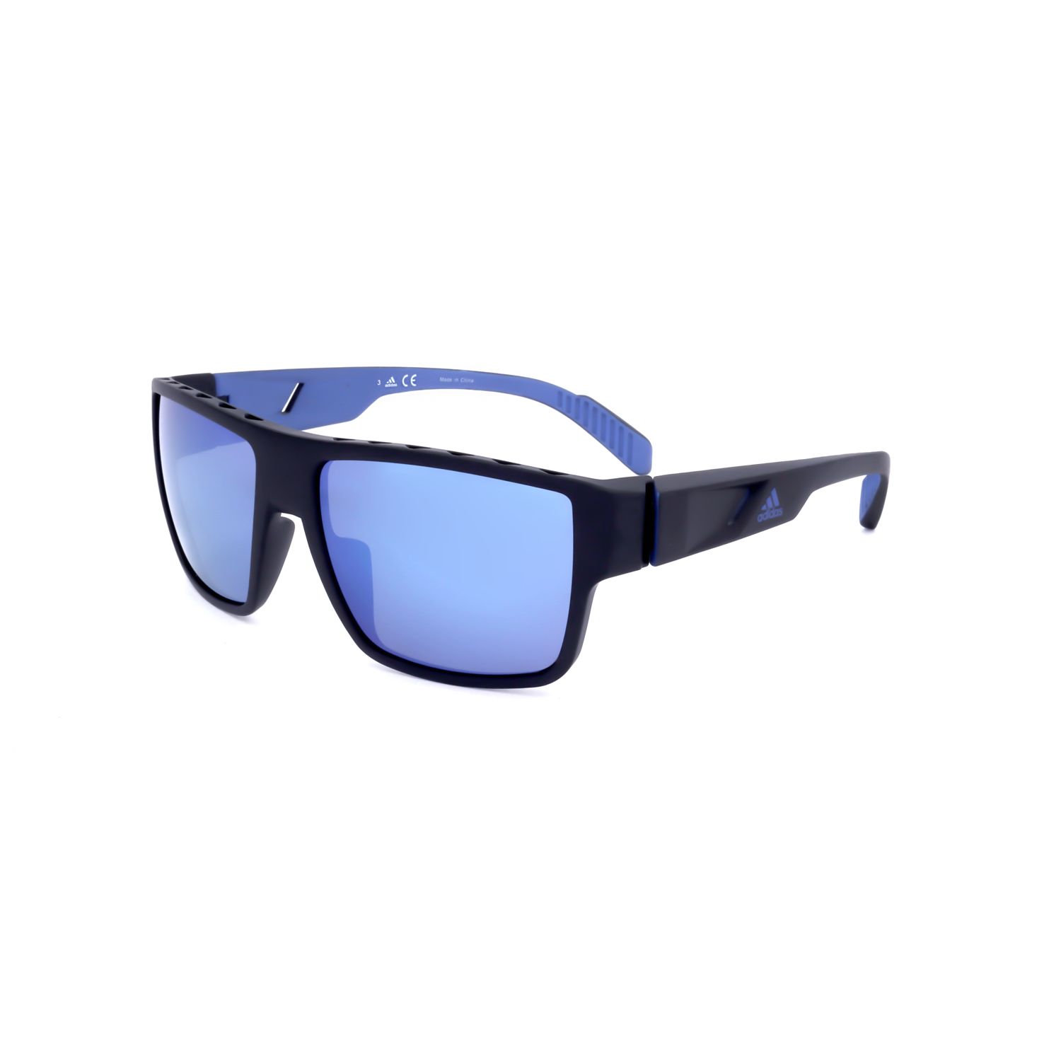 Adidas occhiali da sole uomo SP0006 black light blue