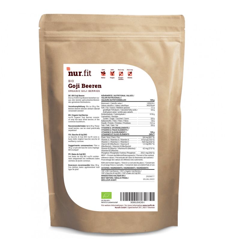 nur.fit BIO Goji Beeren